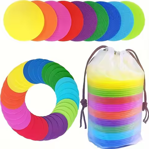 9 Colors 4inch Classroom Magic Mark Its Sitting 4inch 10cm Carpet Marker Spots to Educate Colorful 1
