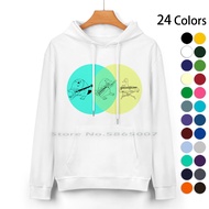 2023 NEW Keytar Venn Diagram Pure Cotton Hoodie Sweater 24 Colors Keytar Duck Beaver Guitar Keyboard