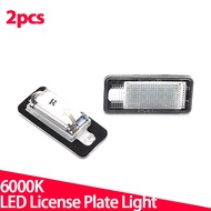 12V 3W LED Number License Plate Light Lamp canbus no error For Audi A3 A4 S4 RS4 B6 B7 A6 RS6 S6 C6 