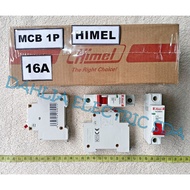MCB 1 PHASE 16A HIMEL SNI