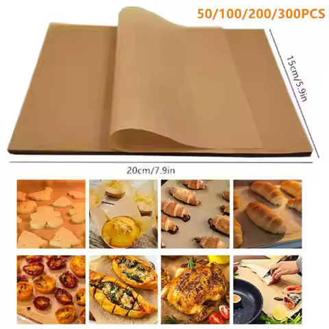 Parchment Paper Baking Sheets Non-Stick Precut Baking Parchment Baking Paper Will Not Curl Burn Wax 