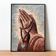 Digital painting of Compassion, stretched frame 40x50cm