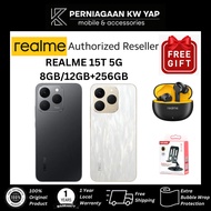 (READY STOCK) REALME 15T 5G (8GB/12GB)+256GB 1 YEAR WARRANTY BY REALME MALAYSIA
