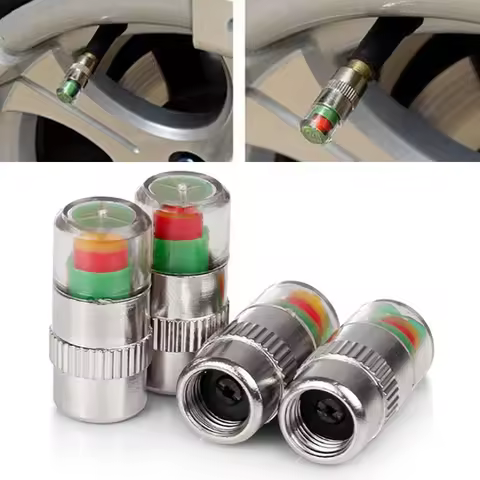 Car Auto Tire Air Pressure Valve Stem Caps Sensor Alert for Vauxhall Opel Astra H J Corsa D Insignia