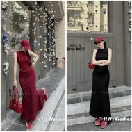 SEXY BG FISH TAIL MAXI DRESS