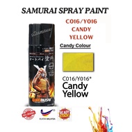 [SAMURAI] SPRAY PAINT C016/Y016 CANDY YELLOW