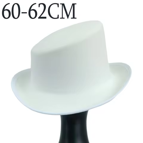 Hot selling Fedora pure white high top fedora wedding large French fedora men and women gentleman ti