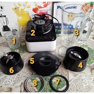 Glass cup, knife, smoothie lug MX-V310, MX-V310KRA, MX-V300 - BLENDER REPLACEMENT COMPONENTS