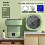 XIAOMI MIJIA เครื่องซักผ้าขนาดเล็กพกพาสะดวกถุงเท้าและชุดชั้นในพร้อมไฟสีฟ้าอ่อนฆ่าเชื้อปลั๊กอินขับเคล