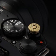 真子彈殼, 手作相機快門按鈕, 螺紋快門帽, 適用富士徠卡尼康等