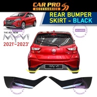 HC Cargo Perodua Myvi G3 2023 Rear Skirt Gear Up New Facelift Bumper Body Kit - New Model Accessorie