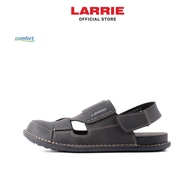 LARRIE Kasut Lelaki  Hitam Koleki Baharu Unik Strap Sandals 592416-683SV-1P-BLACK