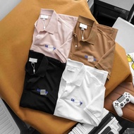 Print Effect Men's Short-Sleeved Polo Shirt PE88, LCS Form Slim Fit, Thick Pique cotton material, VN