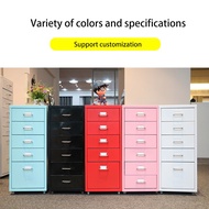 5 szies 6 colors lockable drawer unit steel drawer storage pedestal with lock and wheels