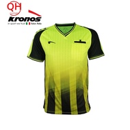 【Free Customized names and numbers】Kronos Referee Shirt Uniform Official New Bola Sepak Kelabu Training Jersey Custom Men Football Soccer Uniform Professional KRONOS REFEREE