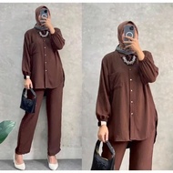 ONE SET AMANDA POCKET WOMEN'S CRINGKLE SET AMANDA/ SET