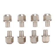 [LIX1] 8Pcs RC Hex Wheel Hub Nut Universal 12mm Drive Adaptor Extension Column Stainless Steel