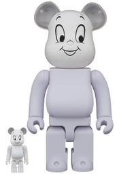 【一木家玩具】現貨 Casper 鬼馬小靈精 Be@rbrick 400%+100%