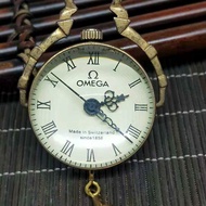 Antique miscellaneous mini pocket watch crystal mechanical watch large crystal mechanical watch retro neck watch