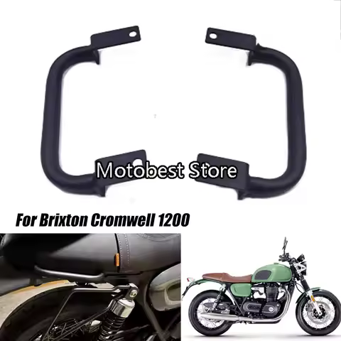 1 Pair For Brixton Cromwell 1200 GK1200 Rear Passenger Handgrips Motorcycle Rear Grab Bar Seat Backr