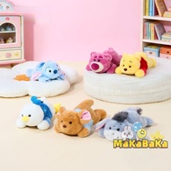 Spot Goods[Genuine]Disney Series Lying on the palm of the hand Stitch Doll Desk companion doll Pocke
