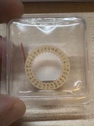 Genuine Rolex Cal 3135 Yellow gold Champagne Chinese Date Disc unsealed 機芯金黃色中文日歷盤, for Datejust Sub