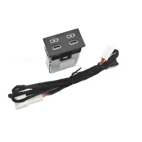 A21K-TYPE-C PD Port Dual Car Fast Charging Interface Adapter For Toyota Camry For Corolla RAV4 Land 
