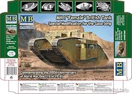 Master Box Models WWI MK I "Female" British Tank, Special Modification for The Gaza Strip (1/72 Scal