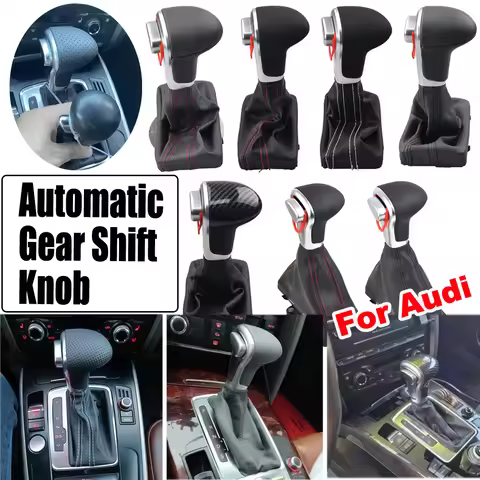 LHD Automatic Shift Lever Gear shift knob For Audi A3 8P A4 B8 A5 Q5 A6 C6 4G1 713 139