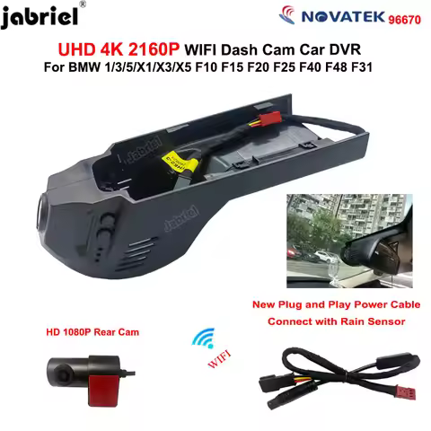 4K 2160P Wifi Car DVR for BMW For BMW F30 F31 F32 F33 F34 F36 F39 F45 F10 F20 F25 F26 F07 F48 F15 F2