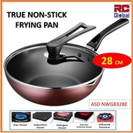 RC-Global  ASD 28 cm non-stick cooker gas stove for cooking wok less smoke pan household small wok