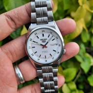 JDM Seiko 5 Automatic SNK559J1 Merah Putih SNK559 Made In Japan 7s26-02C0