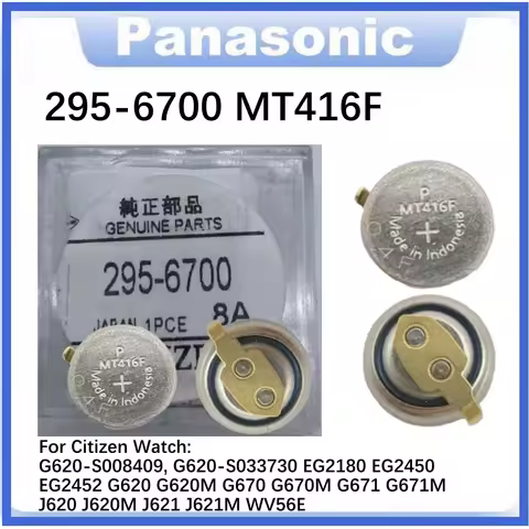 Original Battery MT416F 295-6700 Battery MT416 295 6700 For Citizen Watch G620M G670M Kinetic Solar