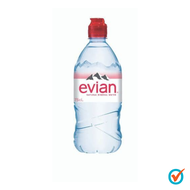 Evian Mineral Water 750ml - Special Sports Cap