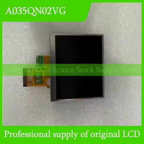 Original A035QN02VG 3.5 Inch Lcd Display Screen Panel For Auo 67 Pins FPC Brand New Tested