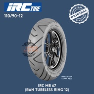 Irc MB 67 110/90-12 Tire Ring 12 110/90 Tubeless Tubless Tubles