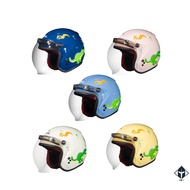SOL SO-9K SO9K Safety Helmet Dinosaur Island Multi-Color Optional Half Cover 3/4 Children Hat Helmet