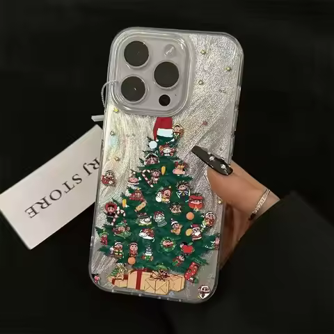 Oil painting Christmas Tree Phone Case for Xiaomi Redmi 15 15C 14C 13 13C 12 A3 A2 A1 10 10C 9 9A 9C