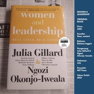 Original Book WOMEN AND LEADERSHIP Julia Gillard Ngozi Okonjo Iweala (English Book) Leadership Book 