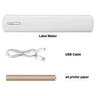 Portable Wireless less Thermal A4 C80 300DPI US-letter Mobile Printer Support iOS for Travel Work Ho