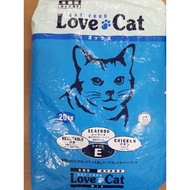 LOVE CAT 20KG WARNA COKLAT MAKANAN KUCING LOVE CAT CAT FOOD 20KG