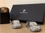 PORSCHE 911 turbo 經典周年全車身單體金屬不鏽鋼 紙鎮 精品 裝飾 收藏