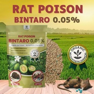 Rat Killer Poison Ubat Tikus Bintaro 0.05% Rice Grain Rodent Bait 50g – Natural, Quick-Action Rodent