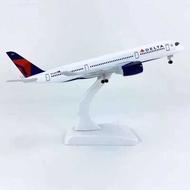 Air Aaaaa 20Cm DELTA Airways Airbus A350 Metal Diecast Plane Model Toys Airplanes Aircraf
