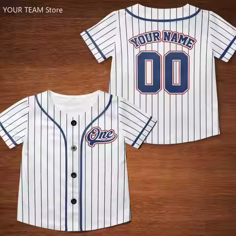 Personalized Kids Baseball Jersey, Custom Birthday Baseball Jersey Shirt,Birthday Gift For Youth, Fa