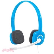 羅技 H150 立體聲耳機麥克風-藍