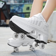 Trending on TikTok Adult Heelys Children Transformative Shoes Male Skates Student the Skating Shoes 