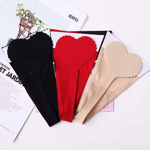 Women C-String Panties Invisible Underwear No Panty Line Self Adhesive Strapless Thong String Tangas