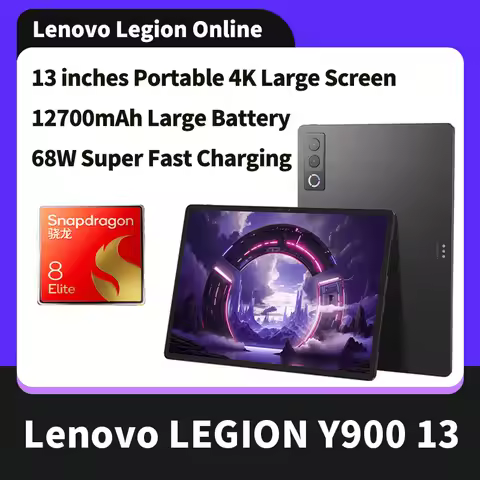 China ROM Original Lenovo Legion Y900 13' 4K 144Hz Snapdragon 8 Elite LCD 3840*2560 TB522FU 12700mAh