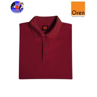 Original OREN SPORT Collar-Tee Jersey - Unisex ~ Maroon QD06